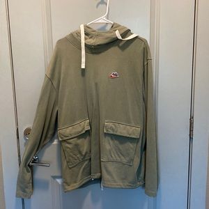 Men's XL Nike Sportswear Heritage Cotton Pullover Hoodie Army Green